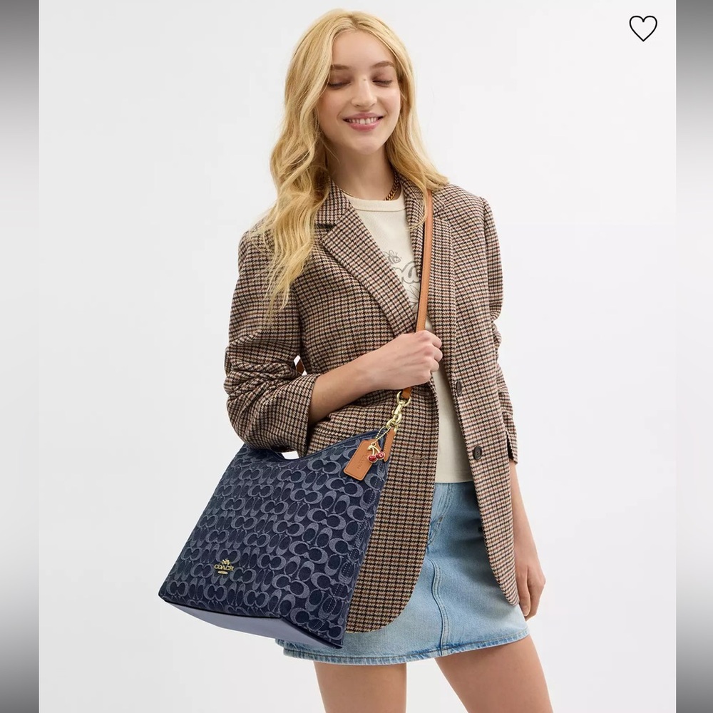 Decided to KEEP. Coach Denim Large Laurel Hobo bag. - Picture 5 of 5